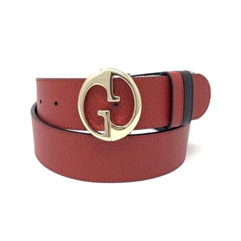 red white gucci belt|reversible Gucci signature belt.